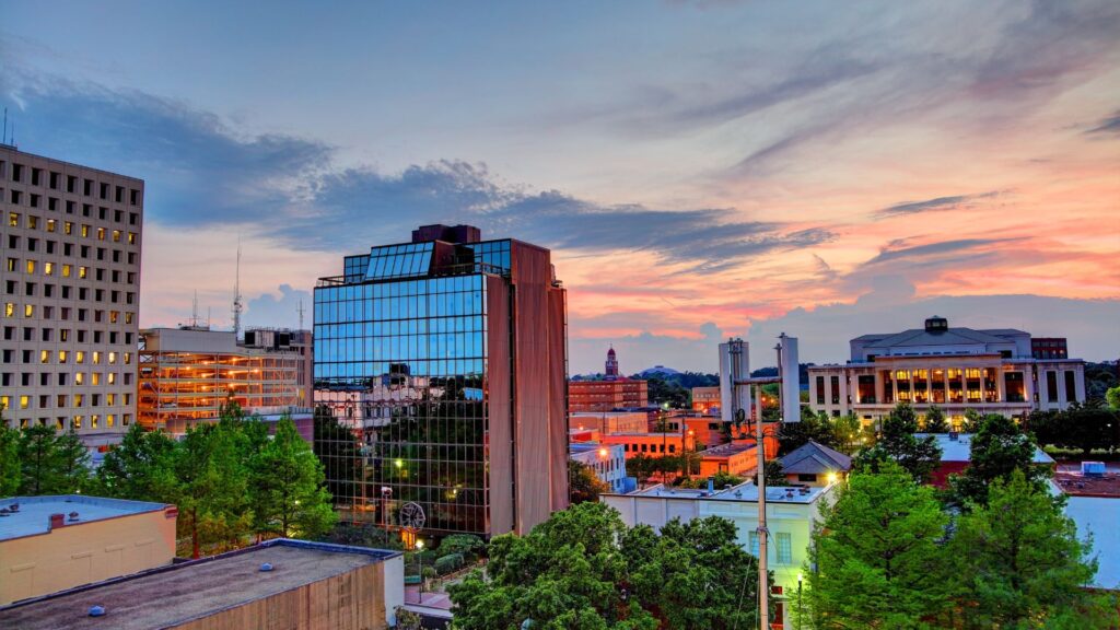 Lafayette skyline