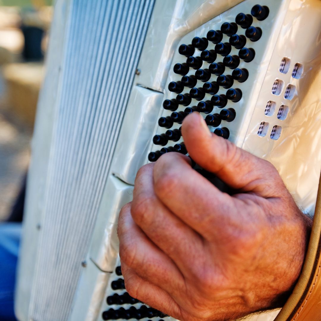 Zydeco accordion