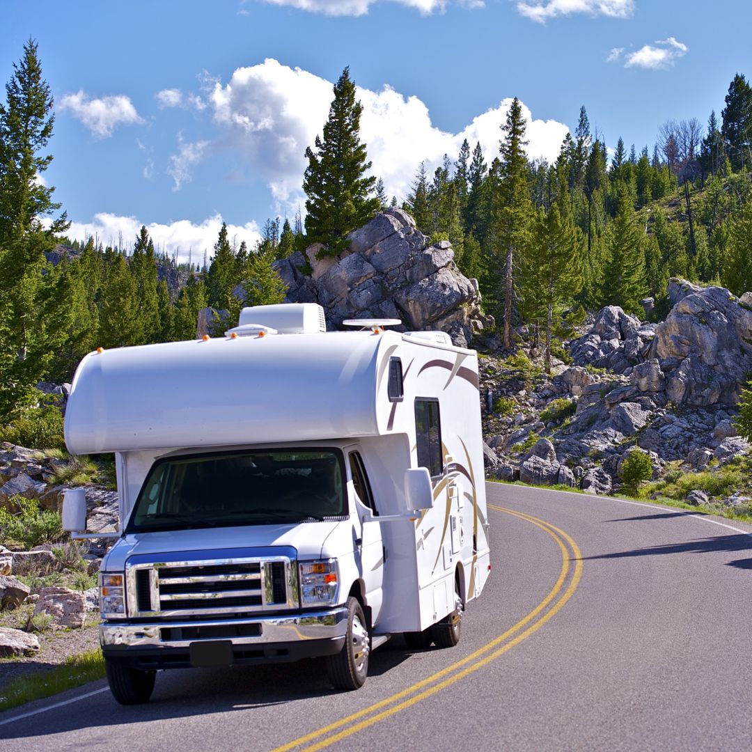 RV on road