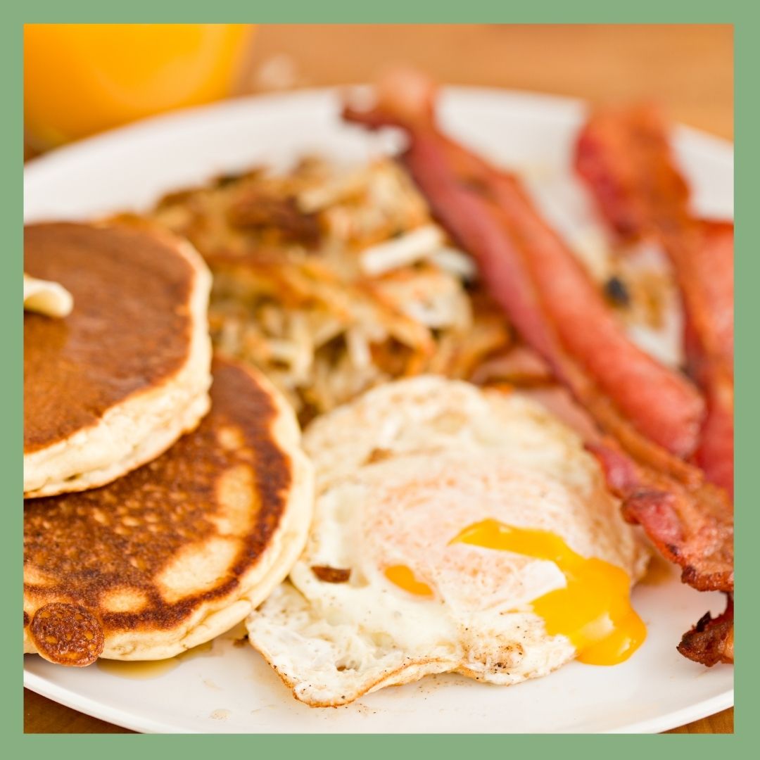 A hearty breakfast