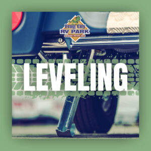 Leveling a camper